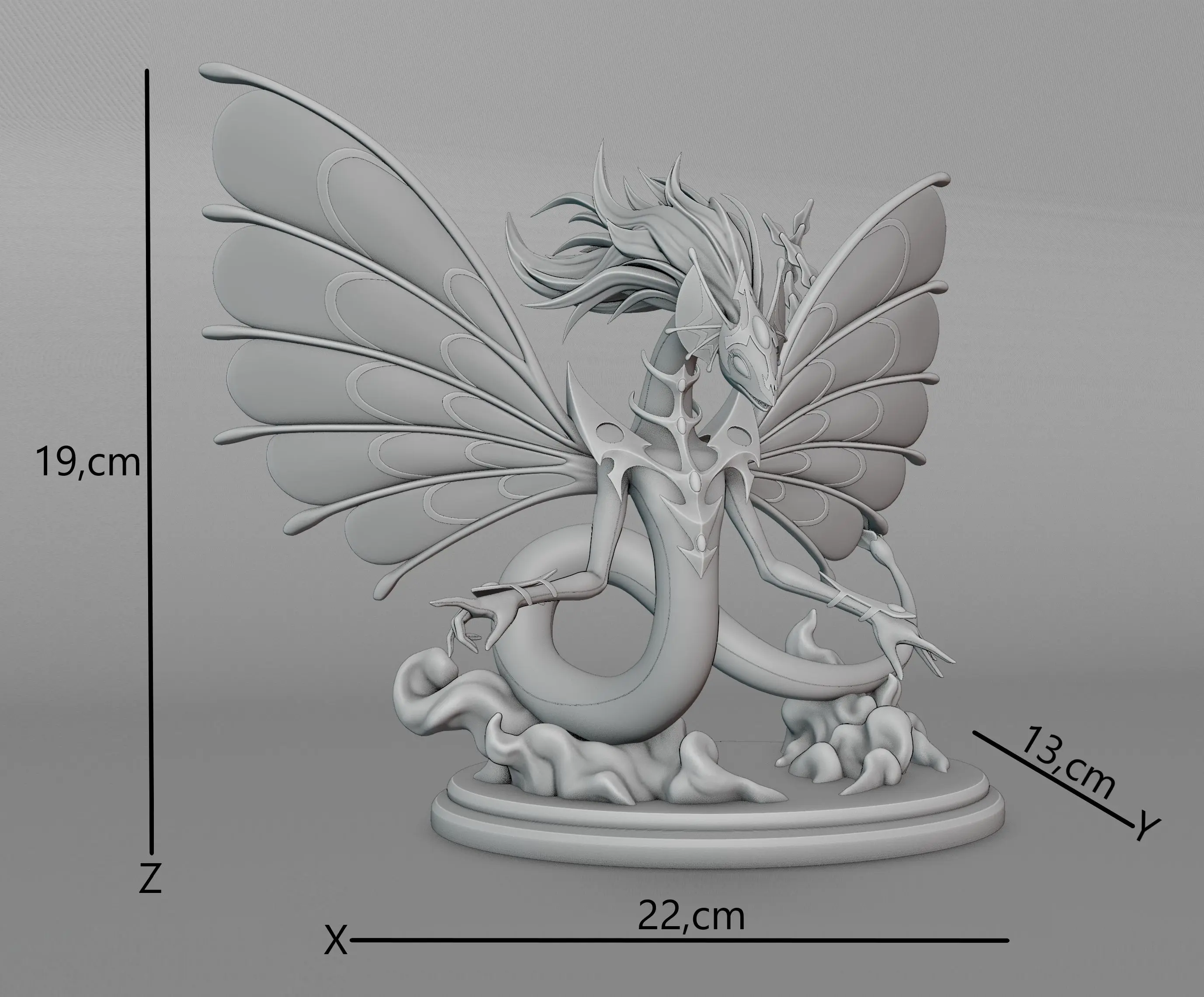 FIGURA DRAGÓN HADA ANTIGUA - YUGIOH