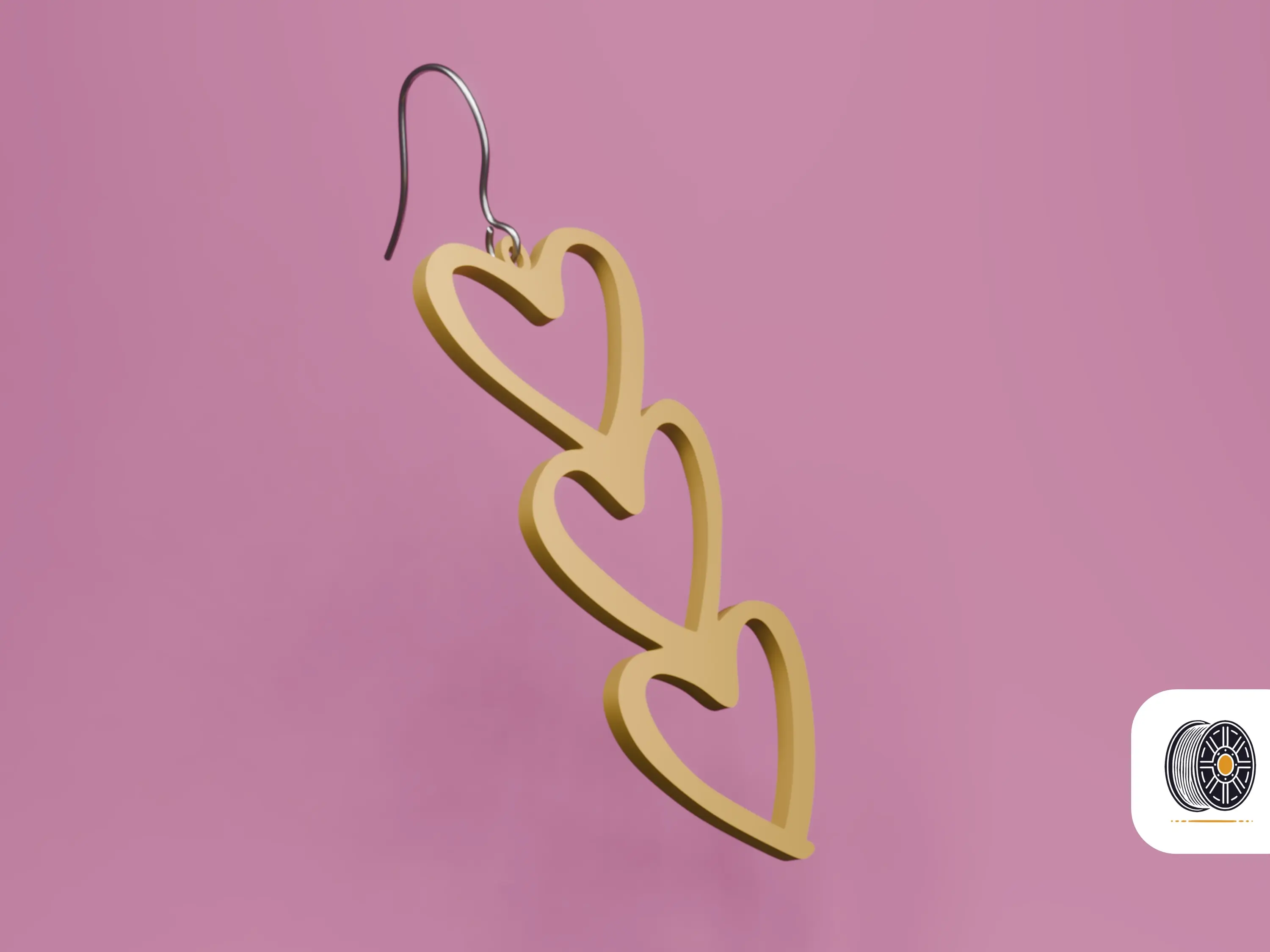 Drops of love | A heart shaped earring gift