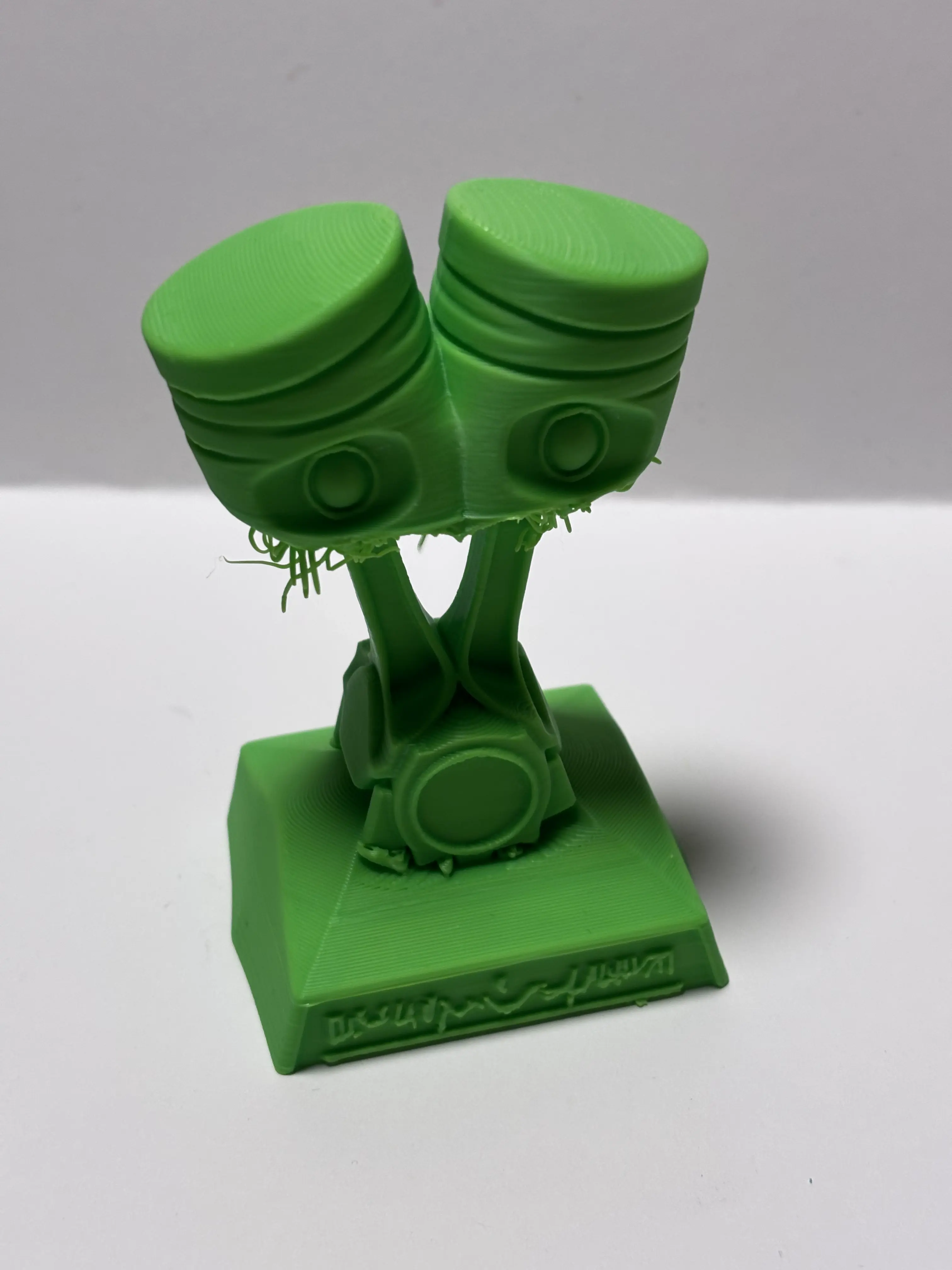 Two pistons mechanic decoration