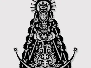 decoración pared virgen del rocío 