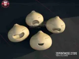 BAO Cute Miniature Cartoon Sculpture-0