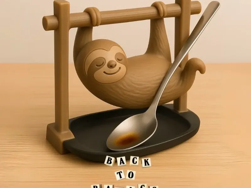 Cute Lazy Sloth : Spoon Rest / Tray