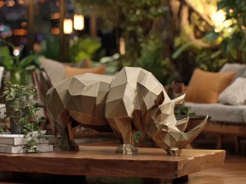 Polygonal Rhinoceros 01