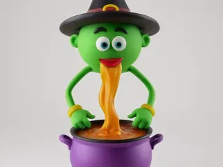 CUTE GOBLIN IN POT