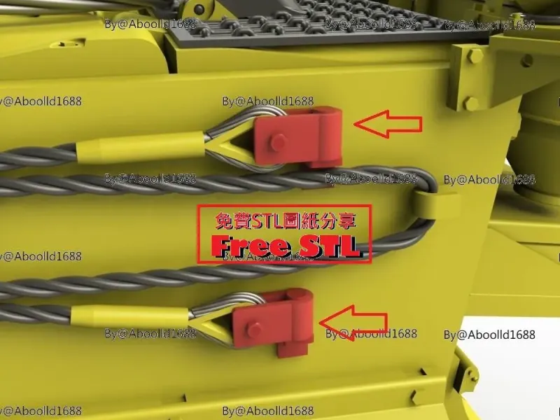 Tiger Tank Lift Side Wire Bracket.(STL-16-35)
