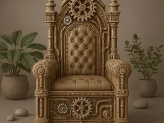 Steampunk Thron