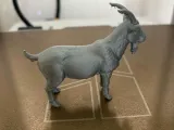 Mountain Goat-3D Printed Alpine Figurine-3
