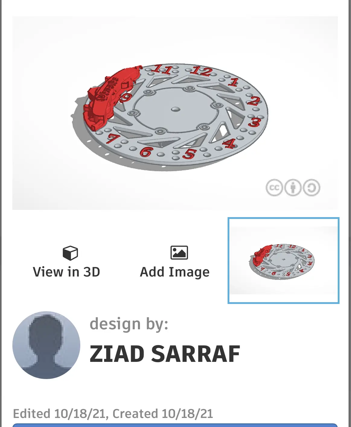 Klok Brembo