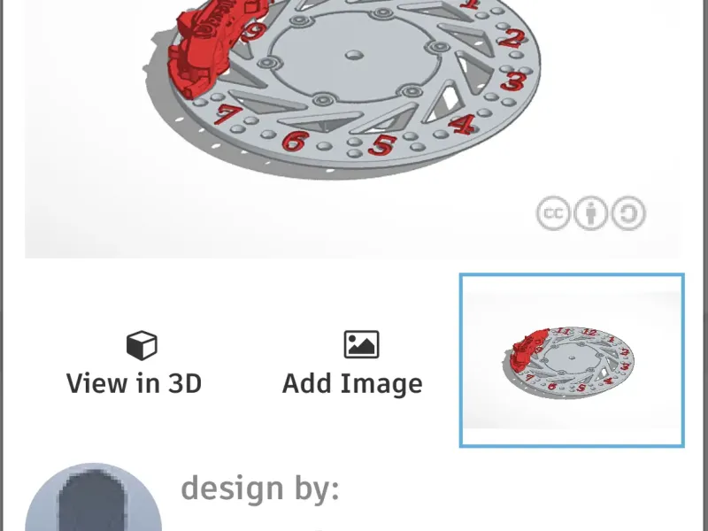 Clock Brembo