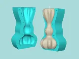 Candle Mold A12 - Molding Maker Wick Template-4