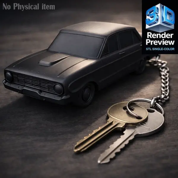 Vintage Car Keychain STL