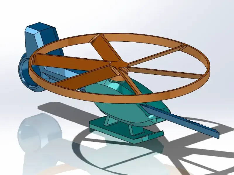 Flying Helicopter