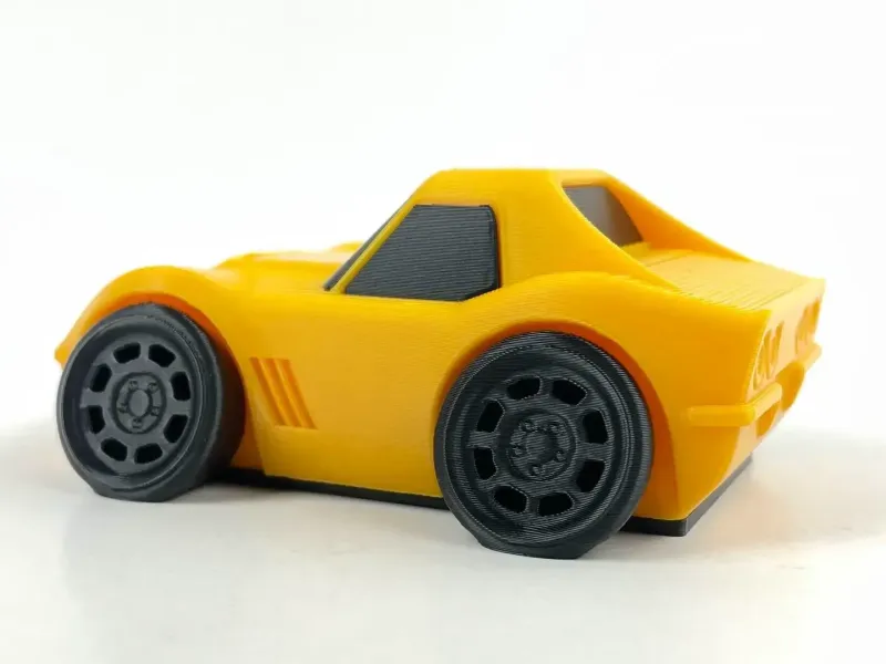 Tooned Corvette C3 (Two-part model)