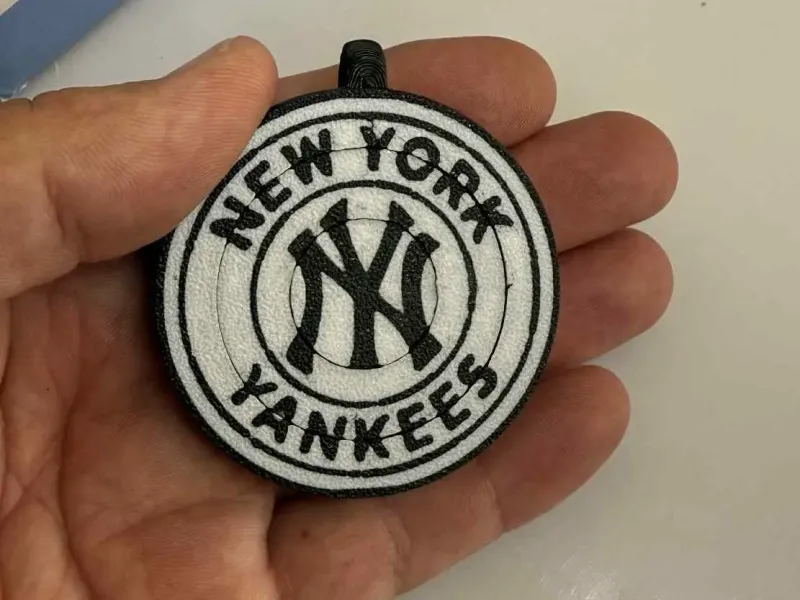 New York Yankees Gyro Fidget Keychain