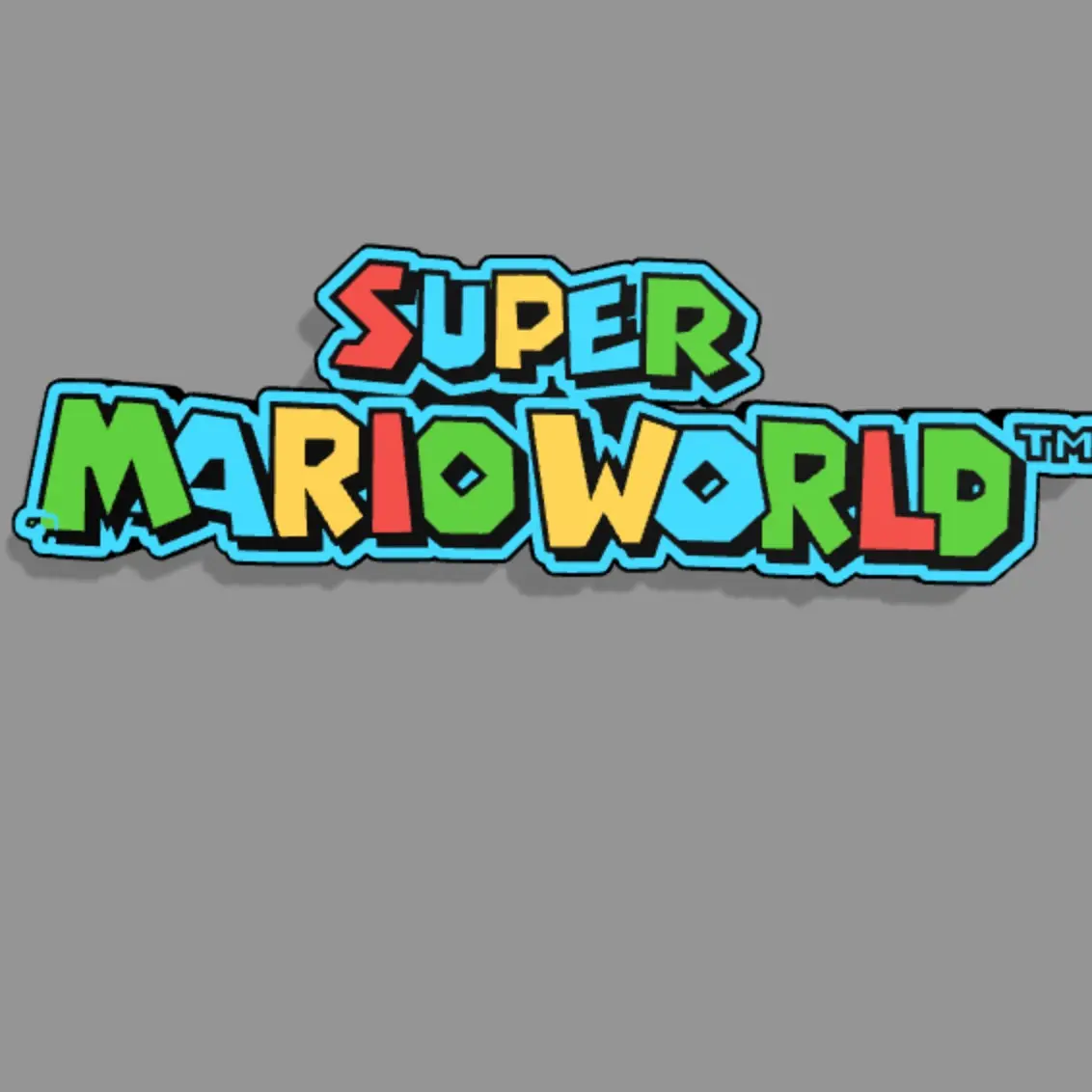 super Mario world logo
