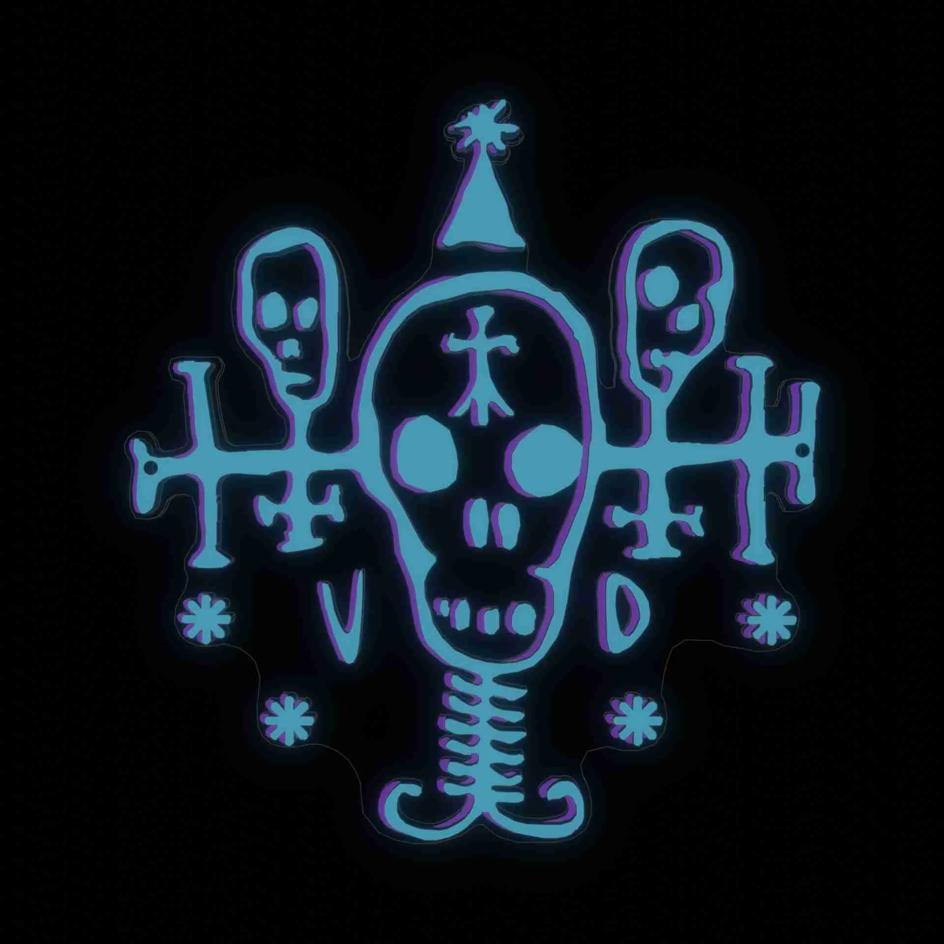 CYBERPUNK 2077 VOODOO BOYS GANG LOGOTIPO