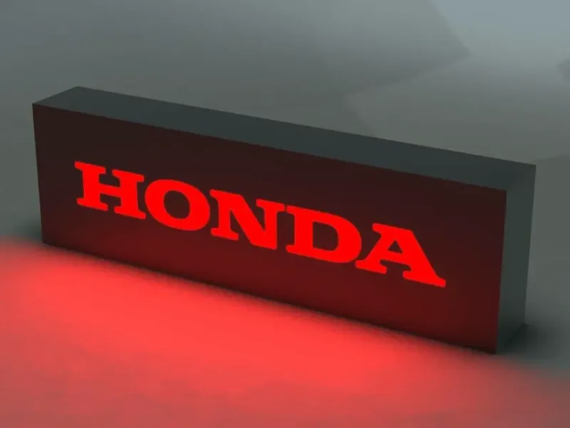 HONDA Logo Lamp Grafische Verlichter
