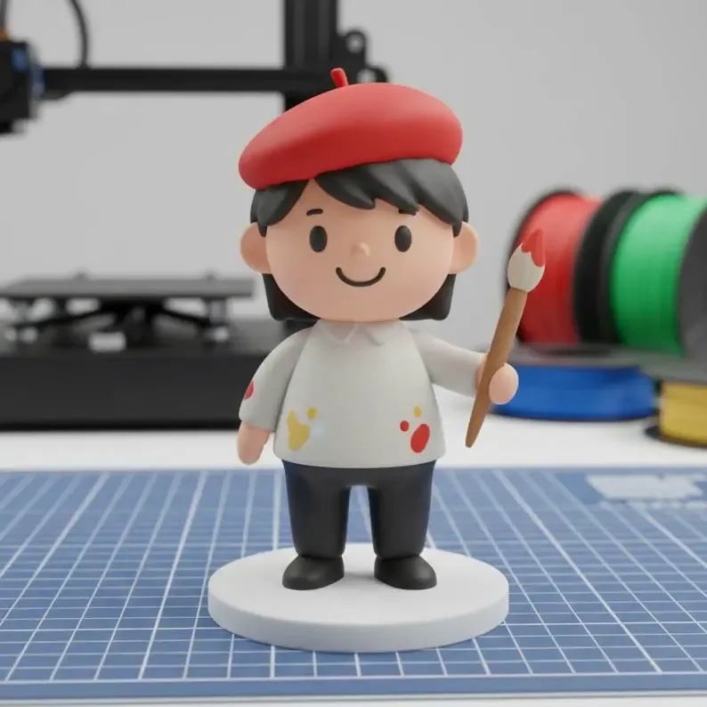 ARTIST FIGURINE