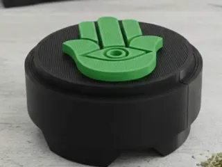 Mano Hamsa weed grinder by Aza
