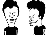 Beavis and Butt-Head stencil-0