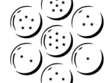Dragonballs stencil-0
