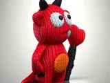 Knitted Cute love Devil-2