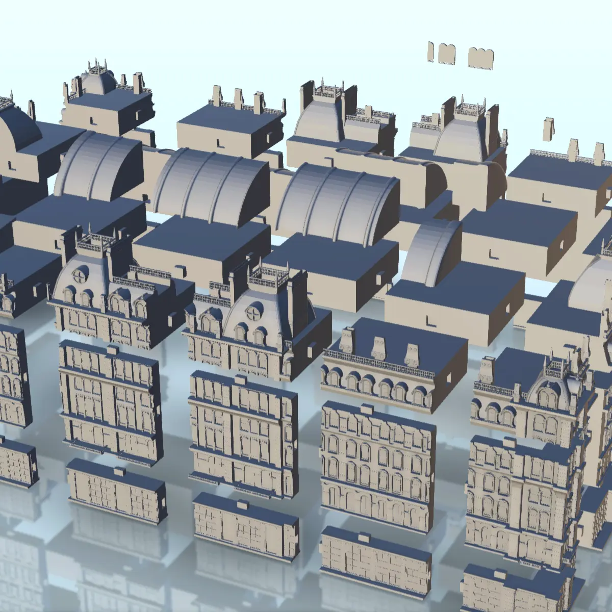 Luxurious hotel 8 - scenery warhammer miniatures ww2 tableto