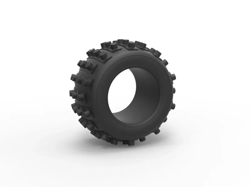 Dune buggy rear tire 31 Scale 1:25