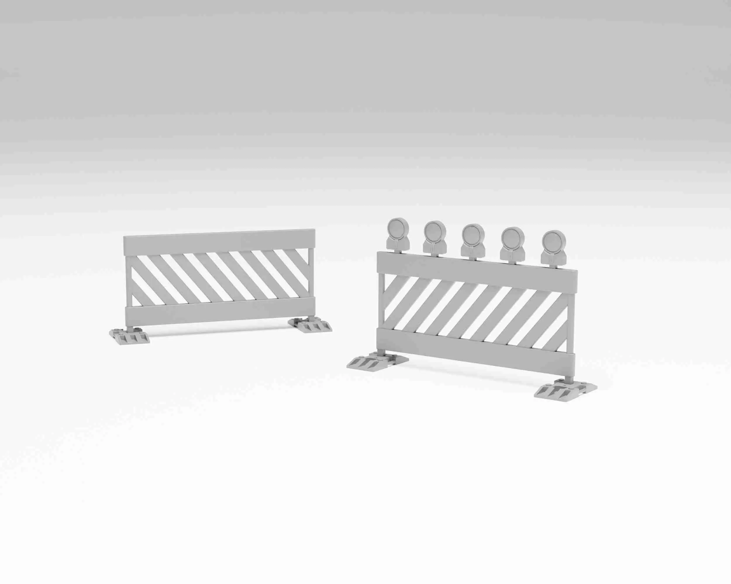 Road Works Pack- Asphaltwalzen-Bausatz und Zubehör Spur H0