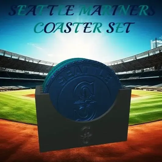 Seattle Mariners Coaster Set (MLB)