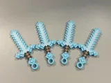 Minecraft Sword Keychains-0