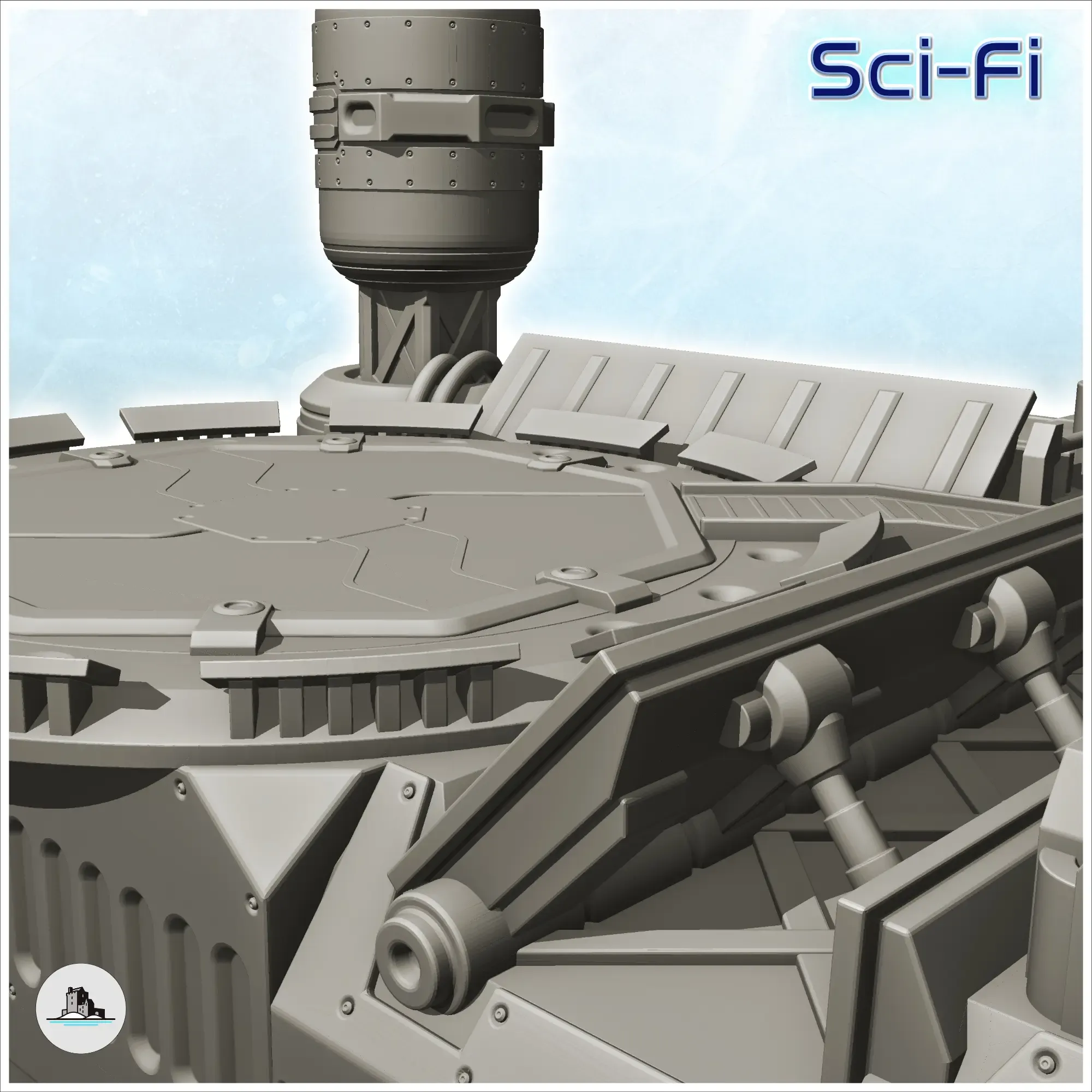 Reinforced command base - Terrain Scifi Science fiction SF