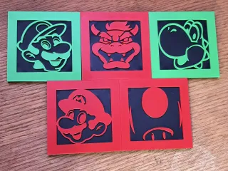 Mario Themed Coasters