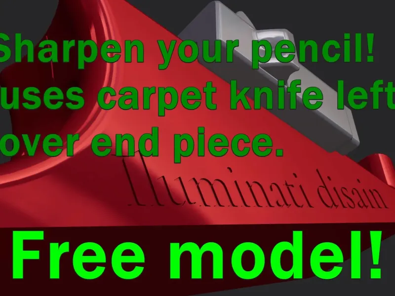 Ridiculous pencil sharpener