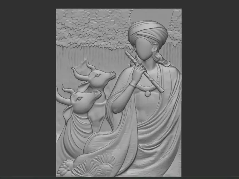 Lord Krishna CNC