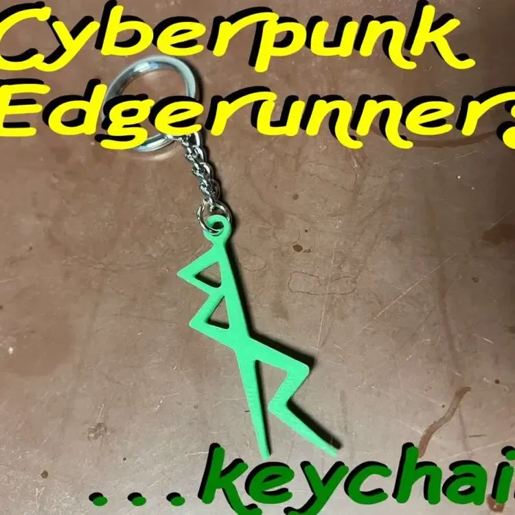 cyberpunk edgrunners keychain
