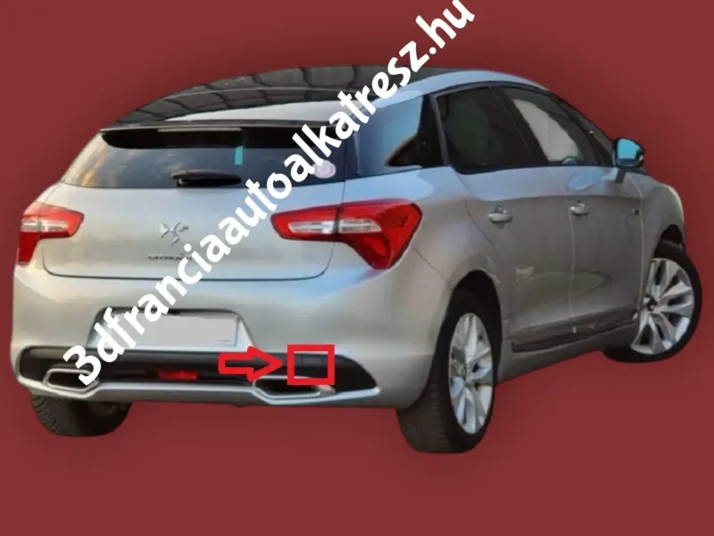 Citroën DS5 hátsó vonószemfedél (2011–2015) 9673721977