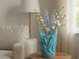 Flame Leaf Planter with Flowing-2