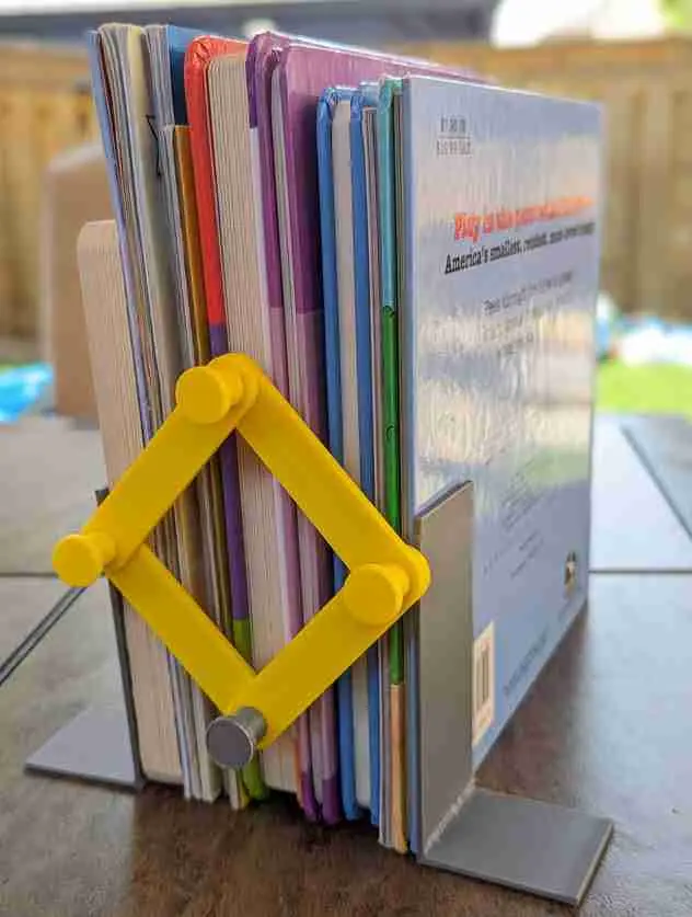 Uitklapbare boekensteunen Functionele klem