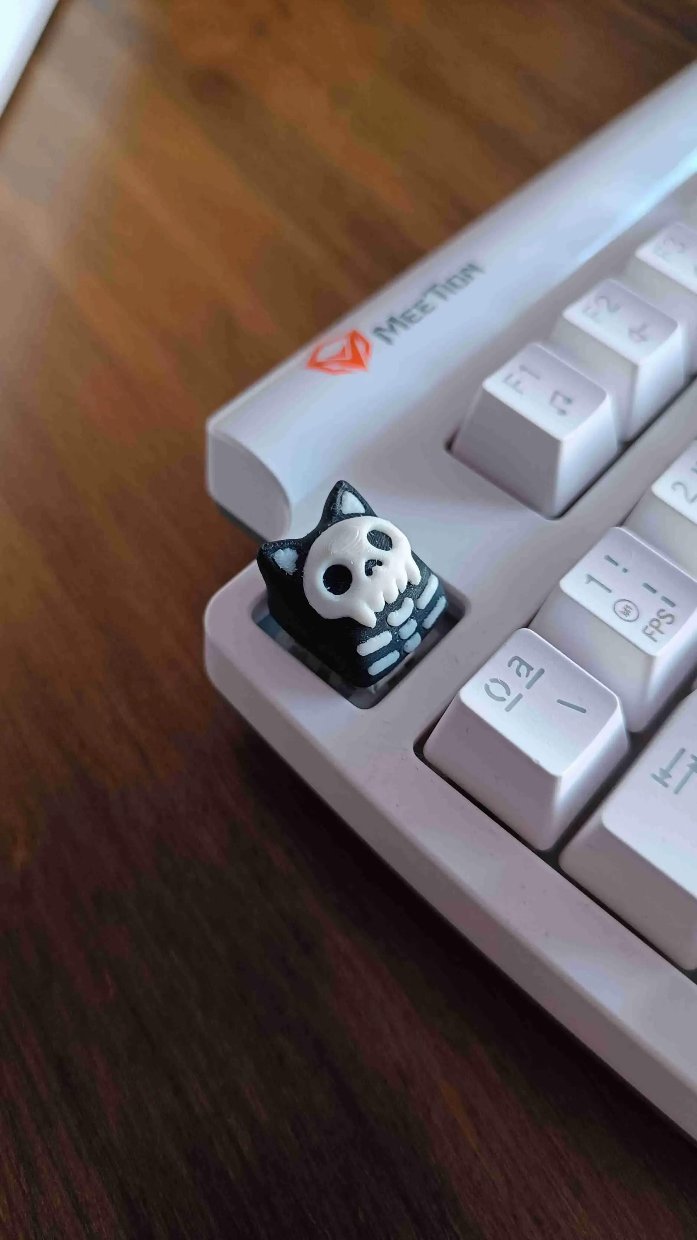 Catskull Halloween keycap - mechanical keyboard