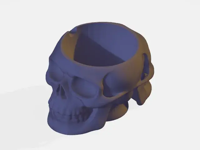 Double-Sided Skull Serving Bowl – Sugar or Salsa