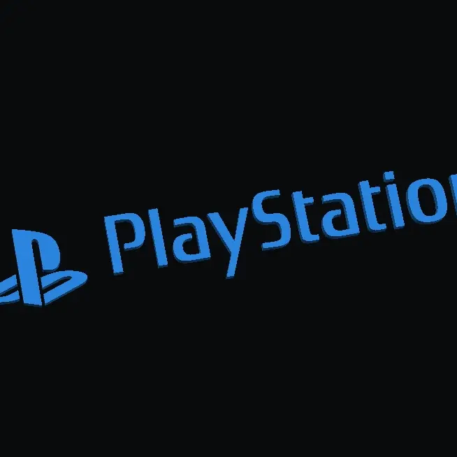 PlayStation control stand lettering 