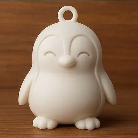 Cute Chibi Penguin Keychain
