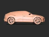 Modelo impreso en 3D del Lamborghini Urus-5