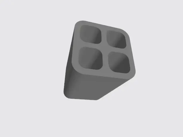 set box with compartments, thk 2,5mm, in size 10x10mm
