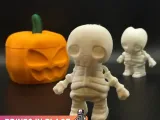 3D Printable Skull Boy-2
