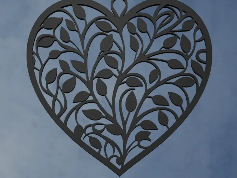 Heart Christmas Ornament