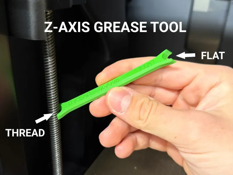 Outil de graissage - Lubrification de l'axe Z