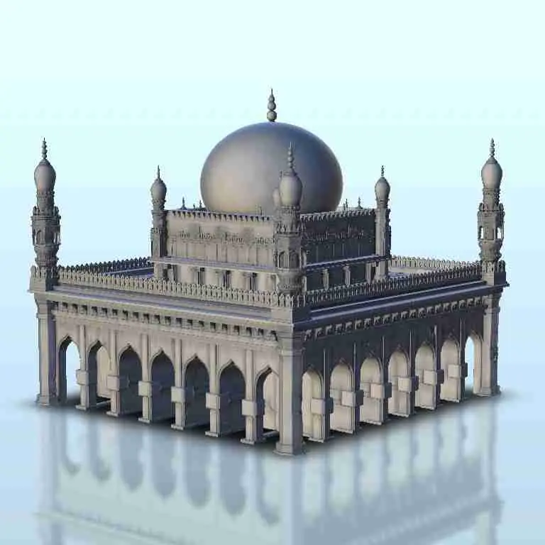 Packung mit indischen Gebäuden und Zubehör - Miniaturen Warhamm
