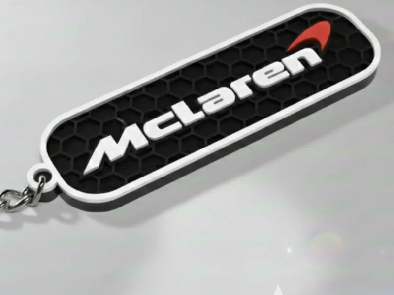 McLaren logo keychain